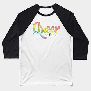 Gay lgbtq trans queer pride Parade rainbow gift Baseball T-Shirt